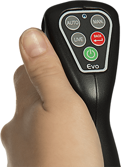 Tombol kontrol evo